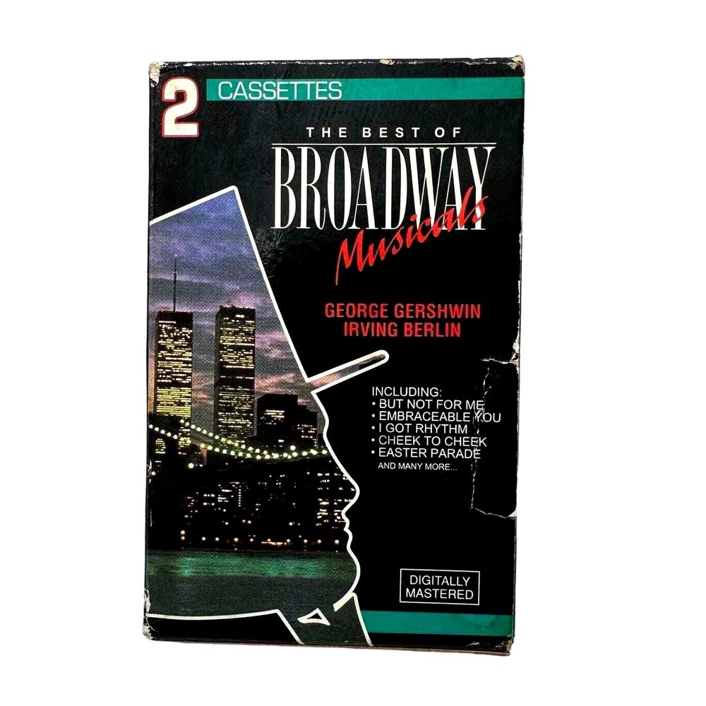 The Best f Broadway Musicals 2 Cassette George Gershwin Irving Berlin Digitally